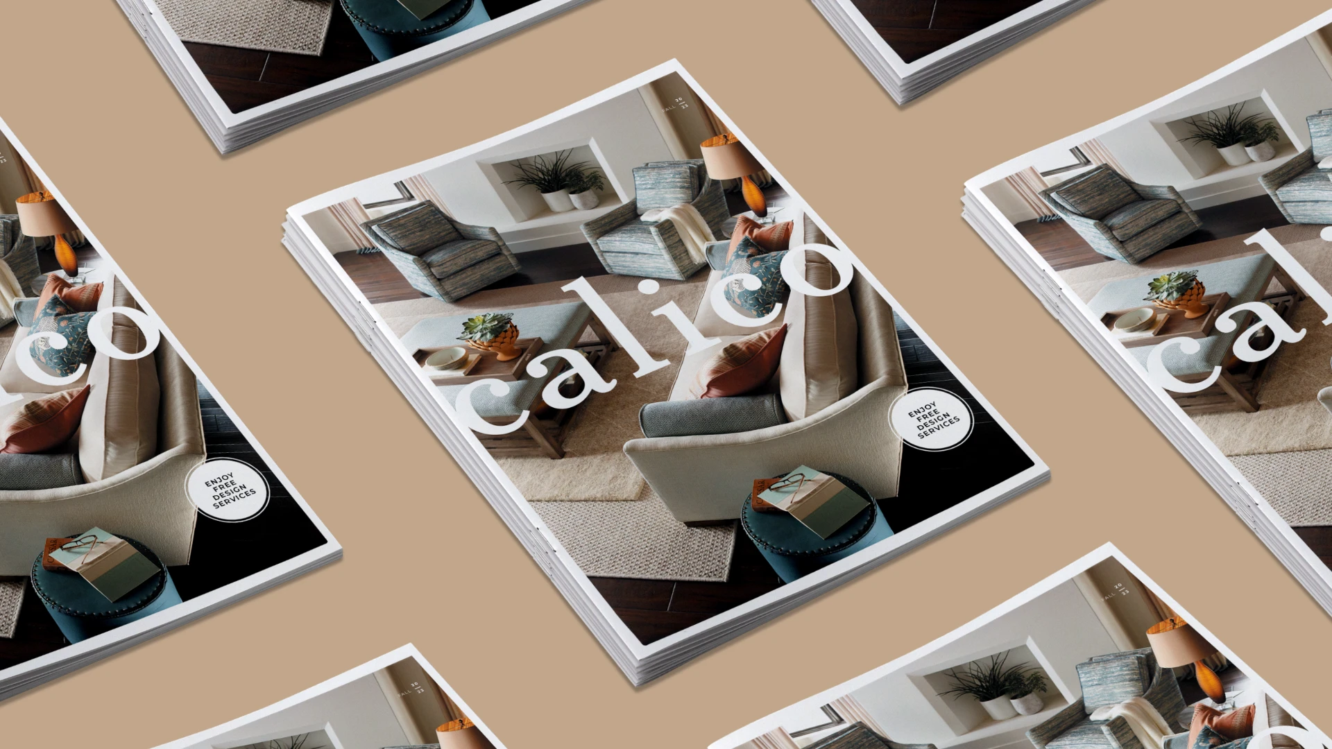 Calico Fall catalog cover — Enjoy Free Design Services