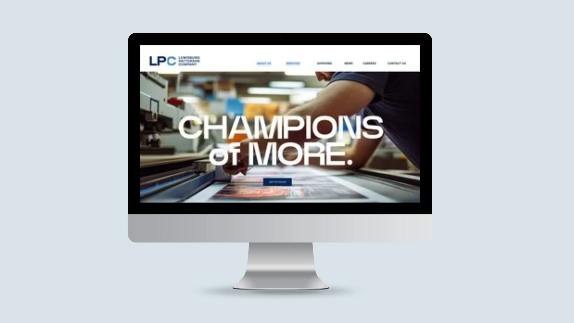 LPC homepage — “Champions of More”