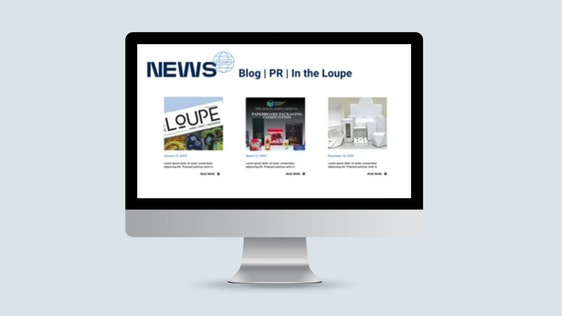 News hub — Blog, PR, and In the Loupe