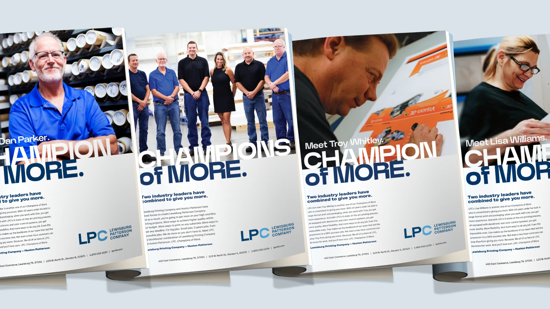 LPC print advertising campaign