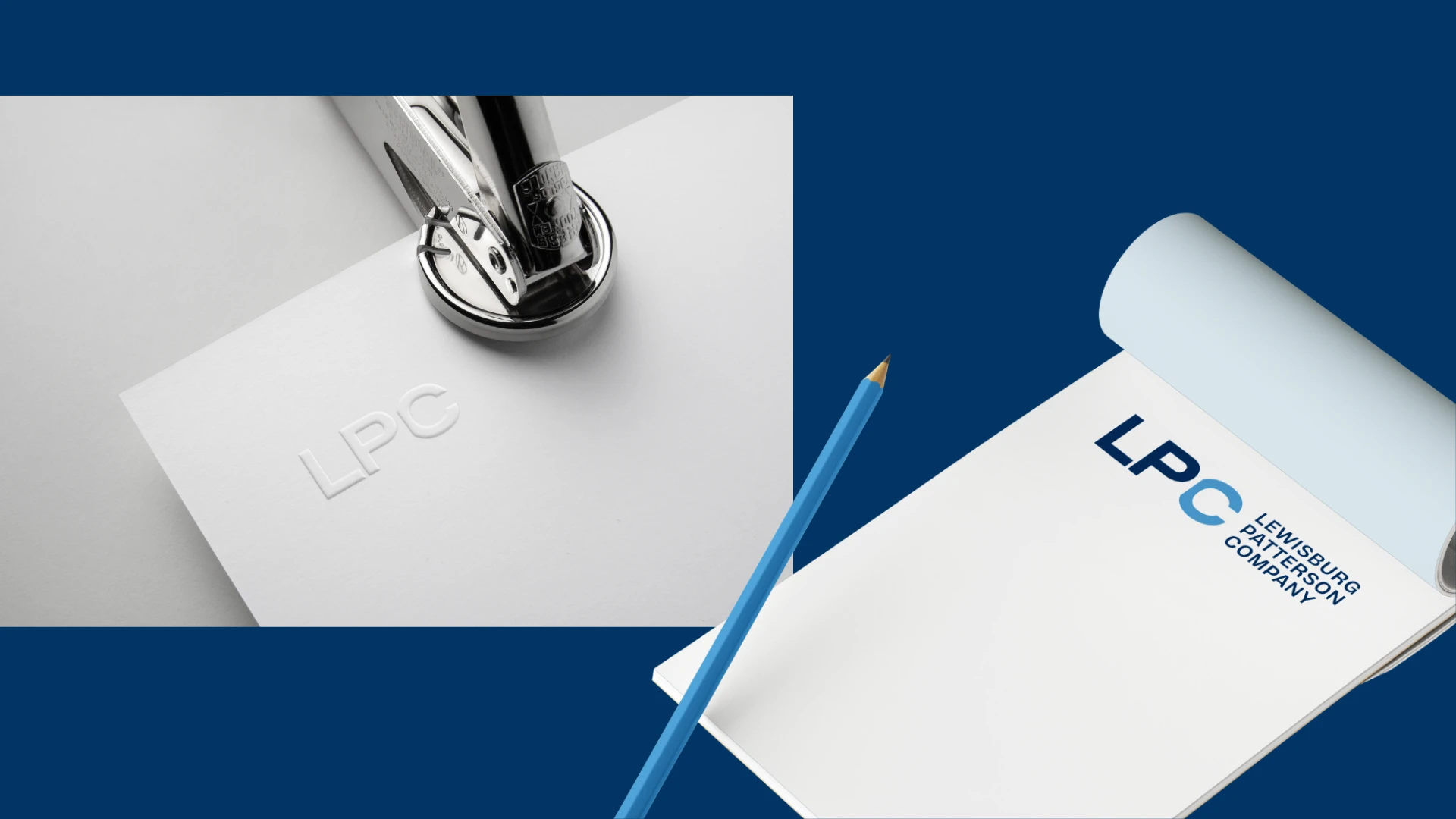 LPC brand stationery and materials