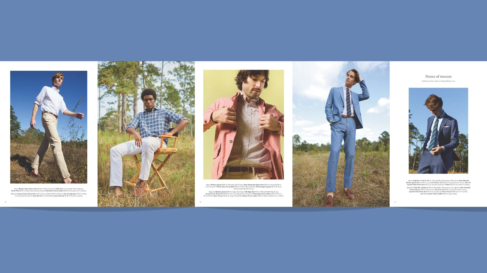 Sid Mashburn catalog design
