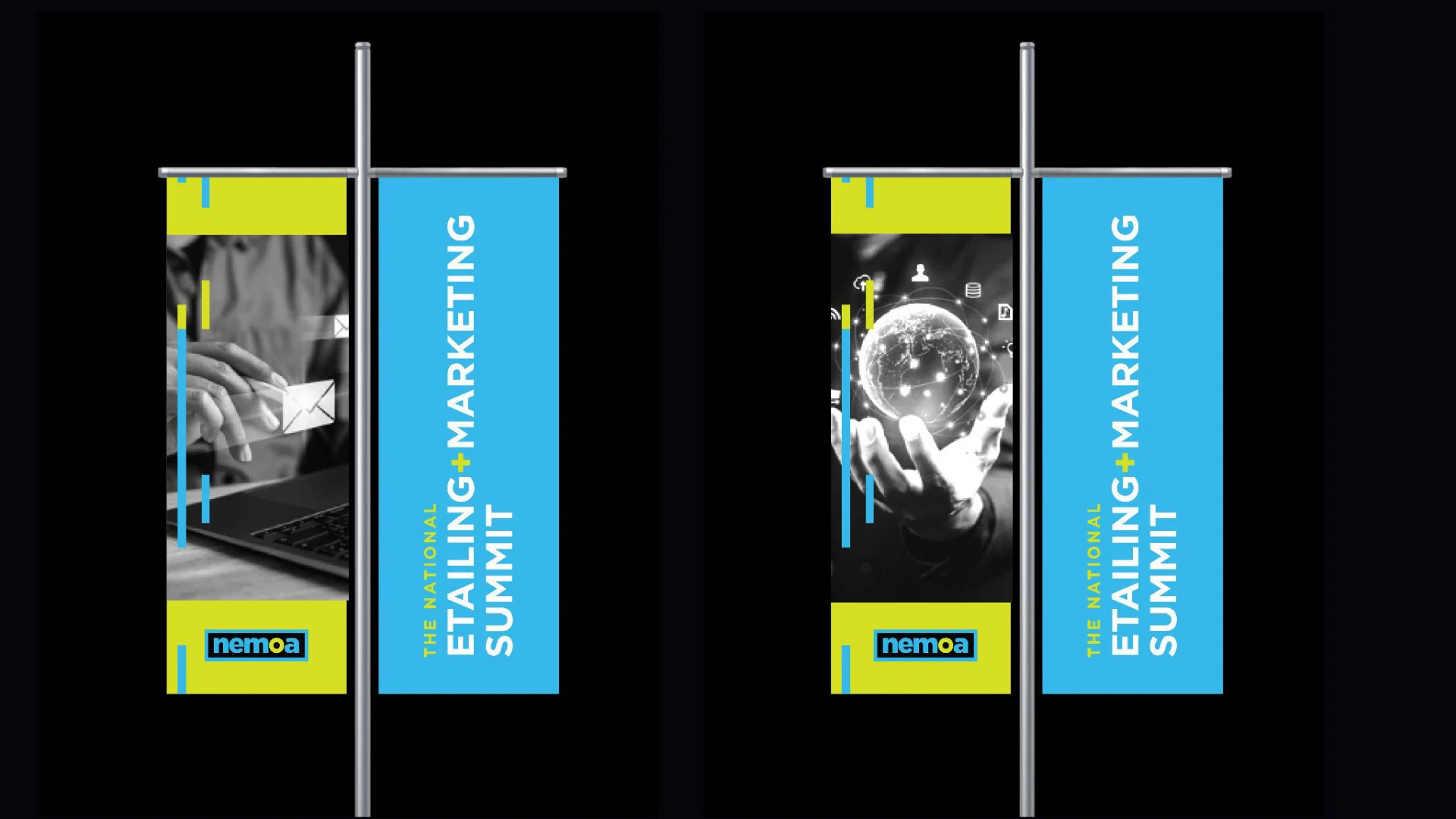 Nemoa Summit pole banners