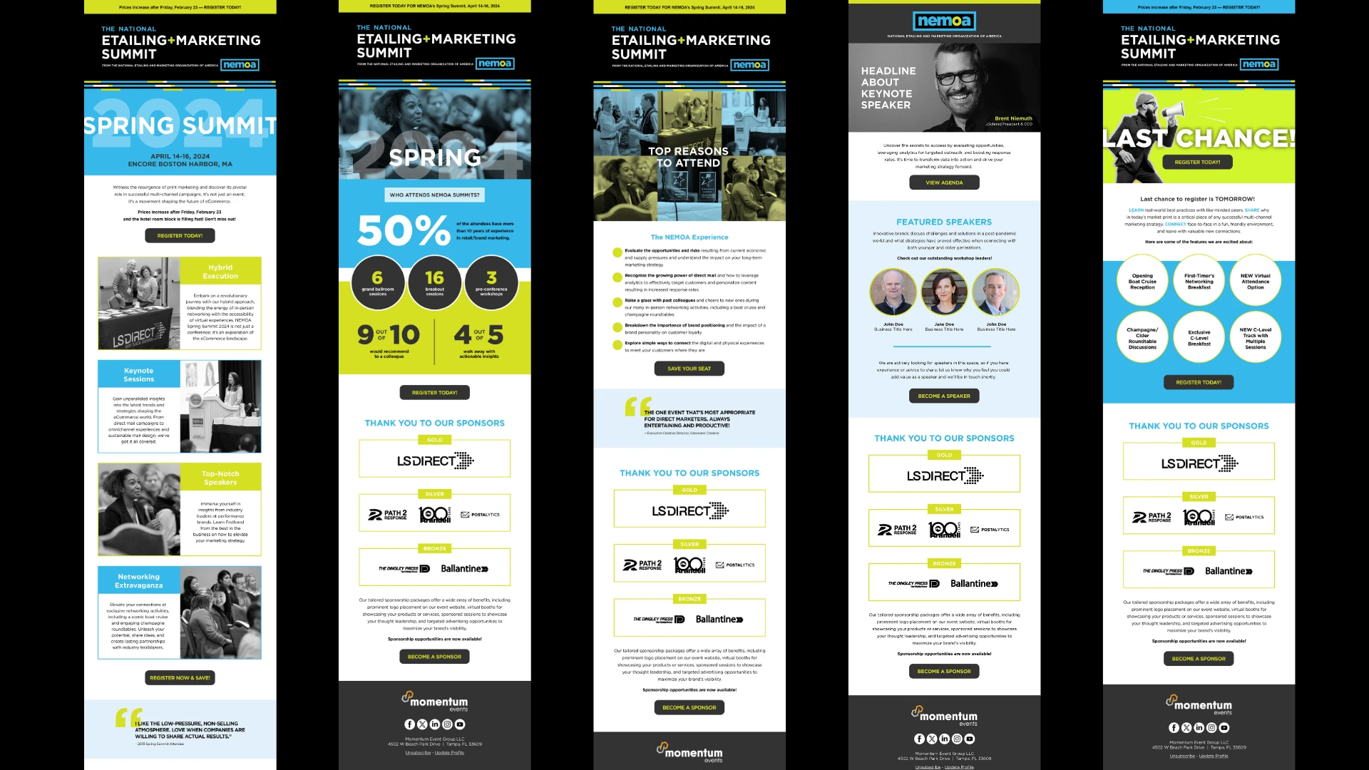 Nemoa Summit email campaign series