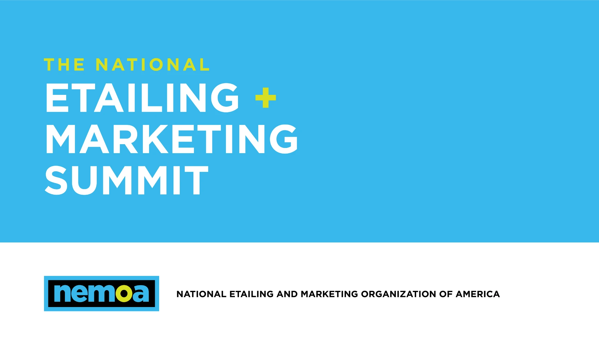 Nemoa Summit identity system — blue