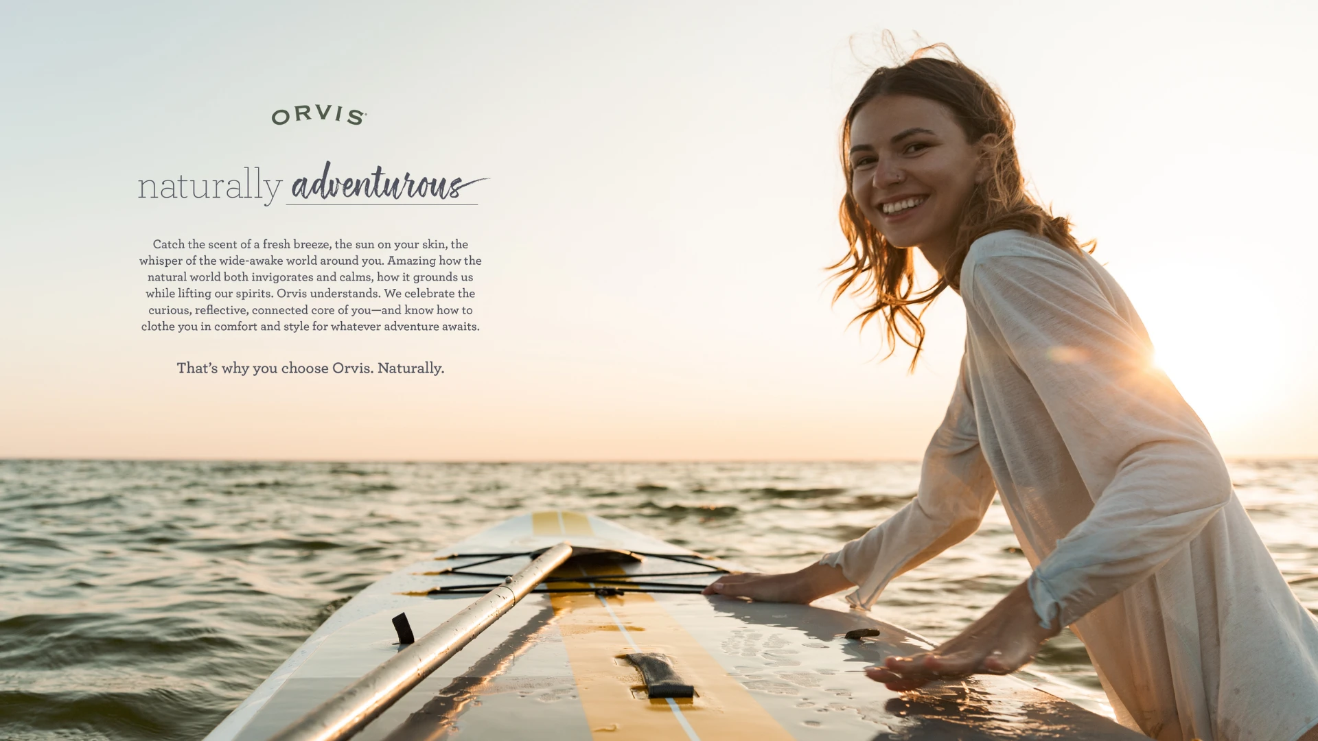 Naturally adventurous — campaign spread