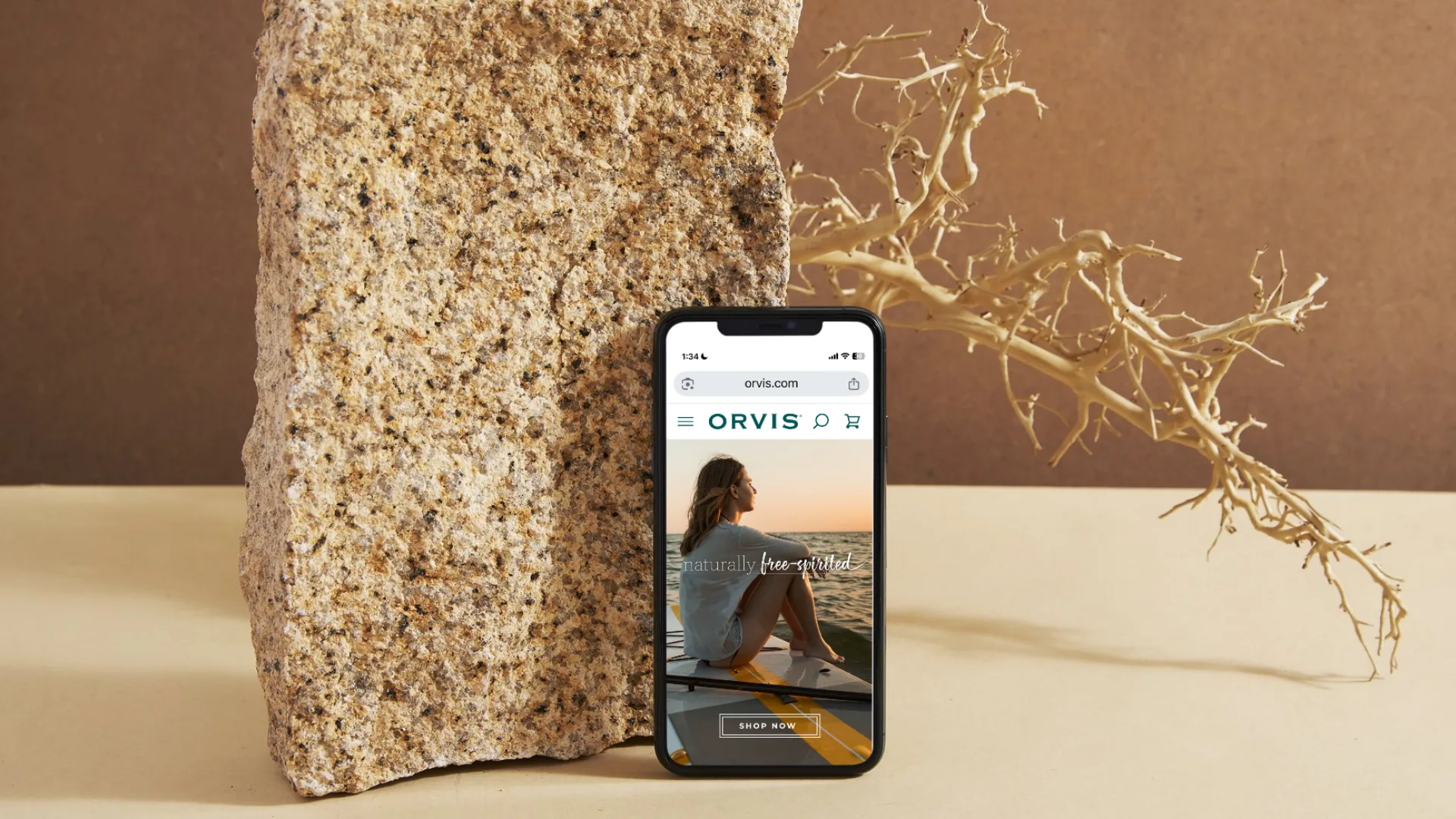 Naturally free-spirited — Orvis mobile web