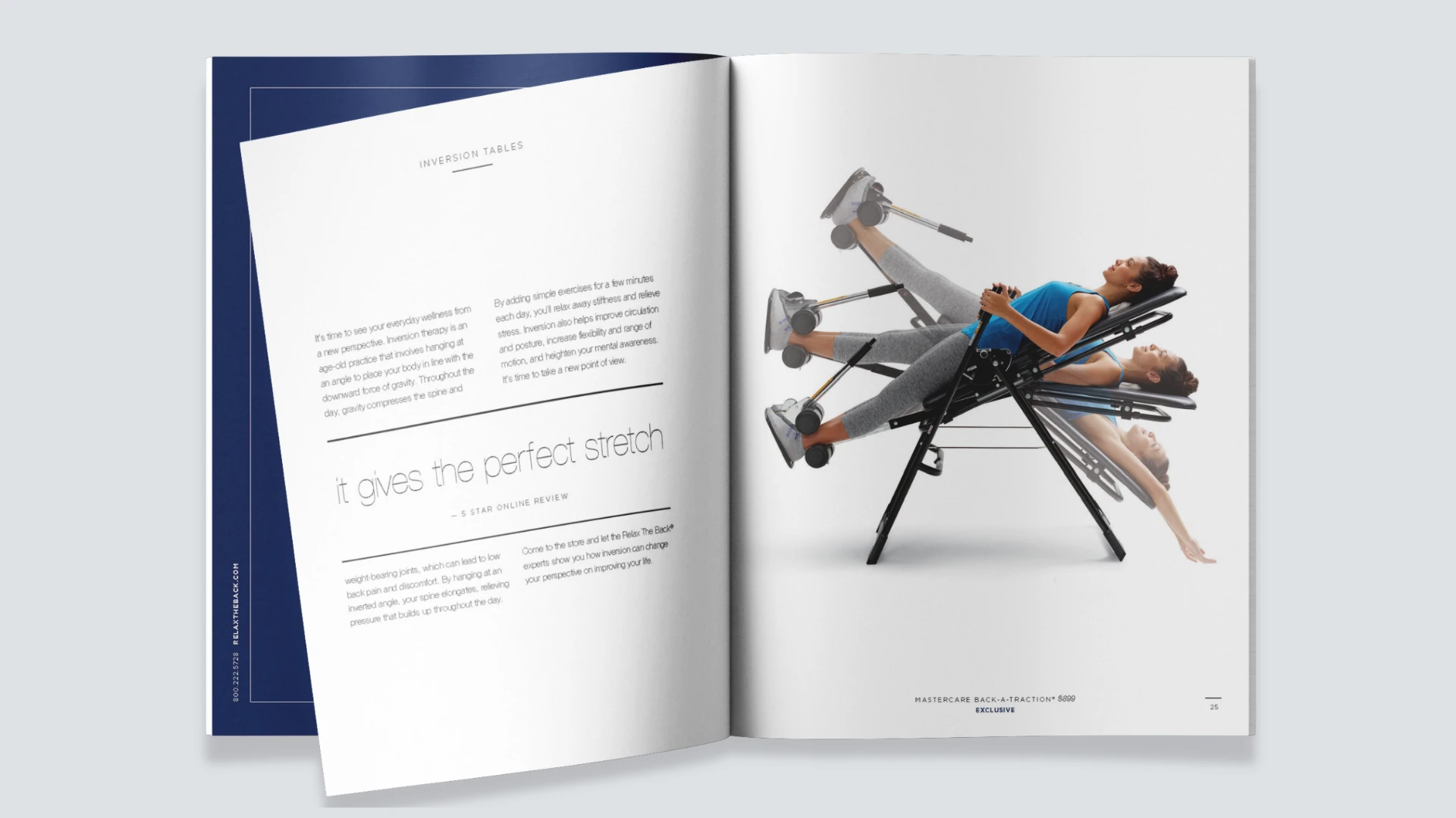 Catalog spread: Inversion Tables
