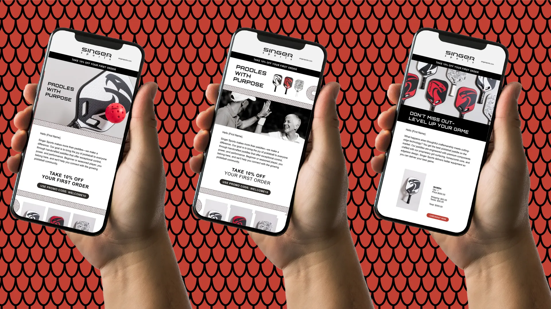 Lifecycle email series on mobile
