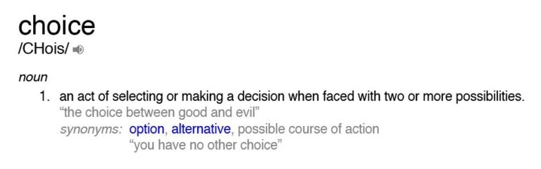 Choice