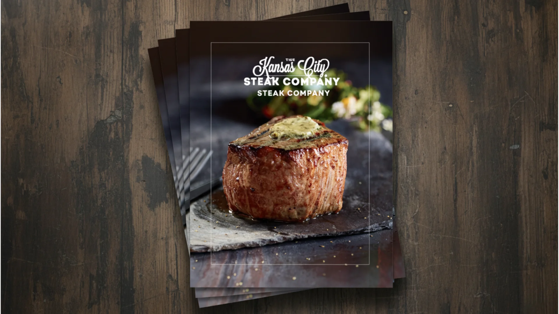 Catalog Cover Design KC Steak Co