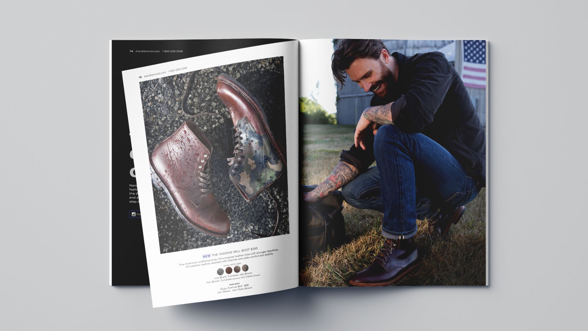 allen edmonds catalog design