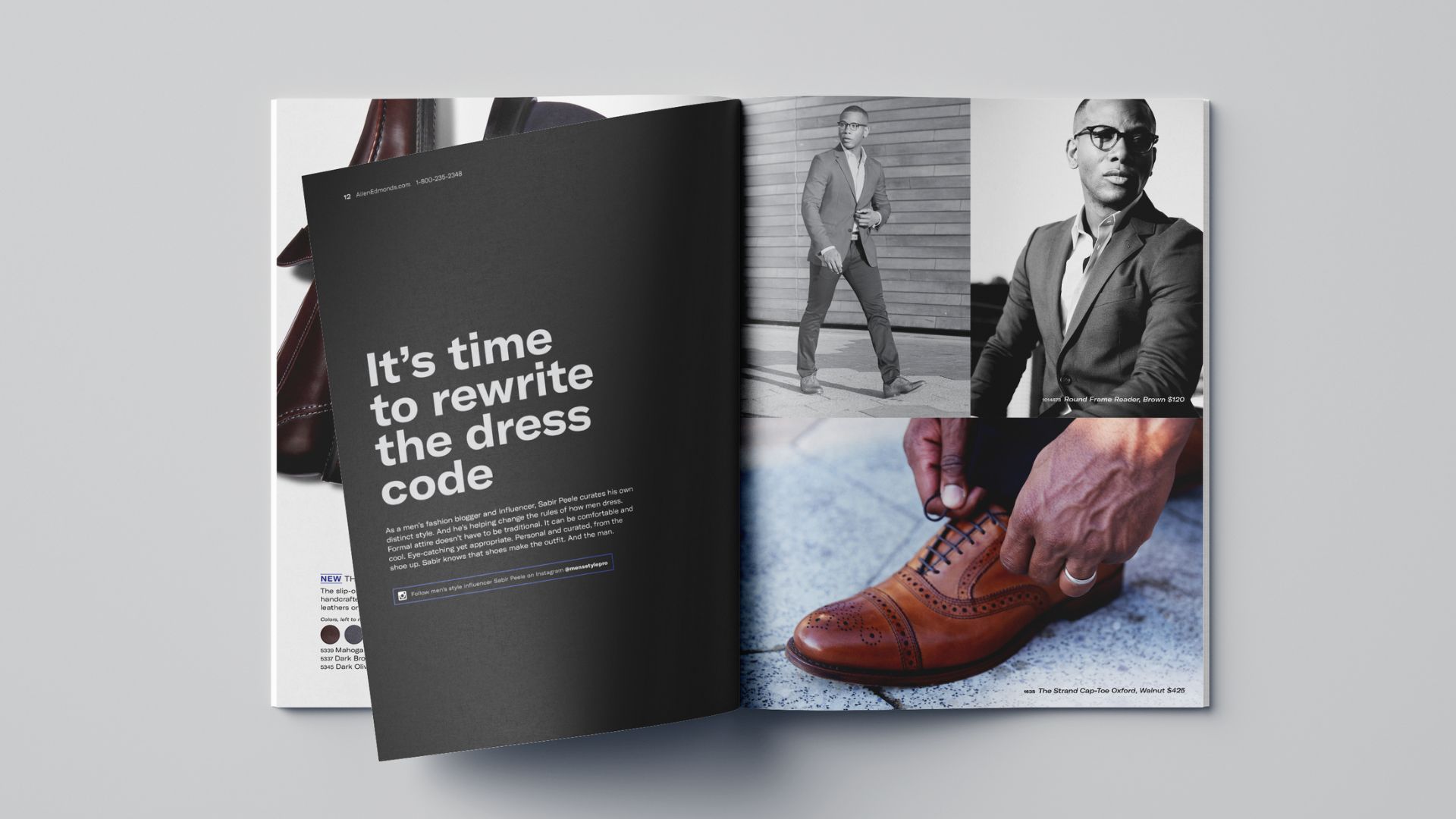 allen edmonds catalog design