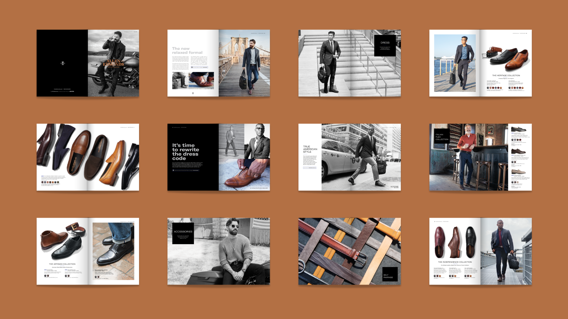 allen edmonds catalog design