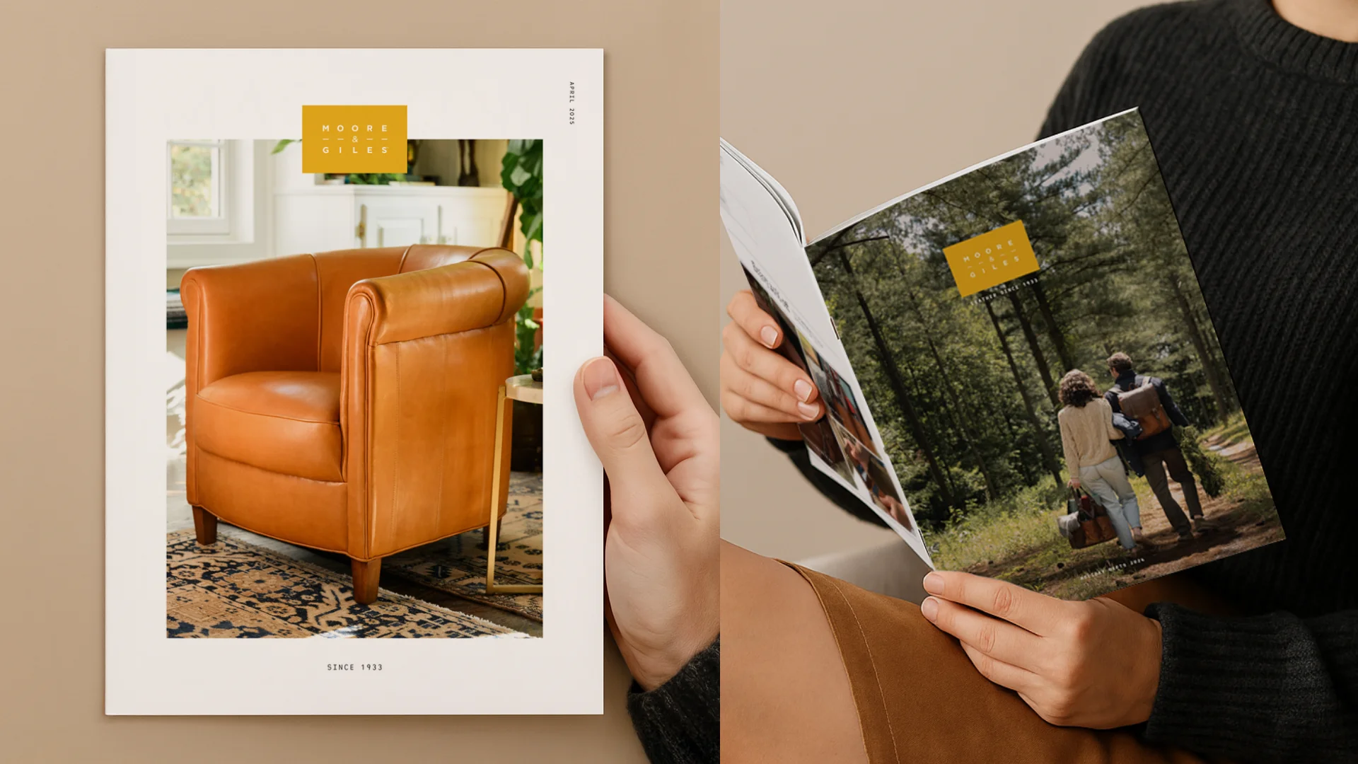 Catalog Design Leather Furniture