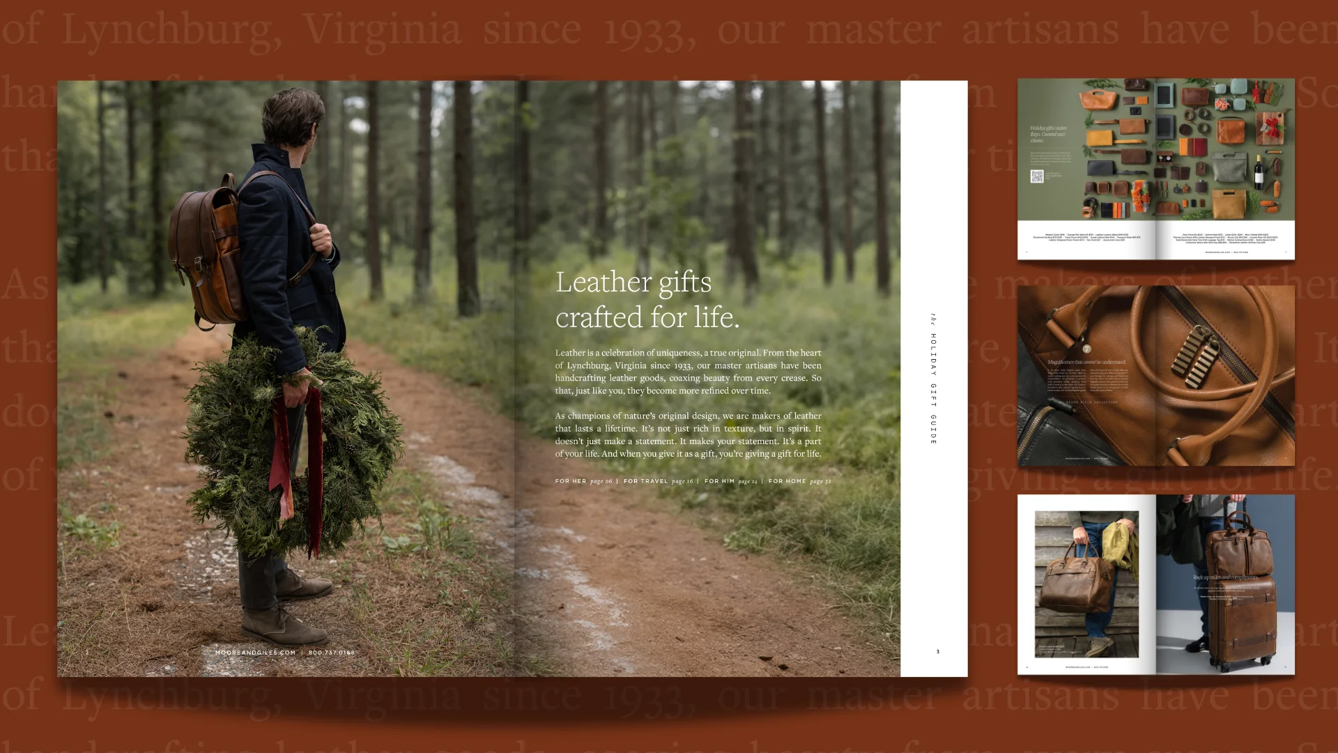 Catalog Design Leather Accessories