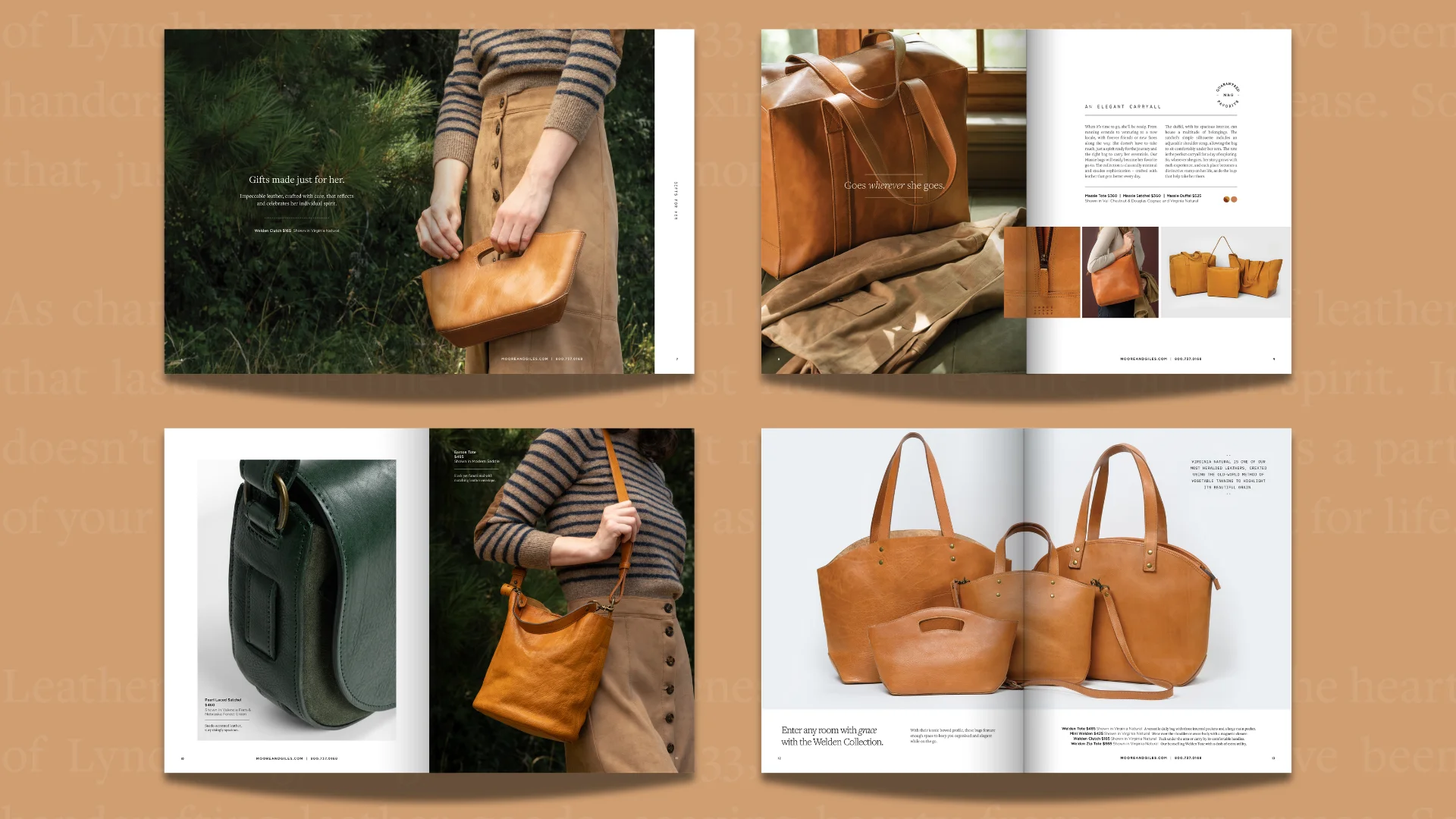 Catalog Design Leather Accessories