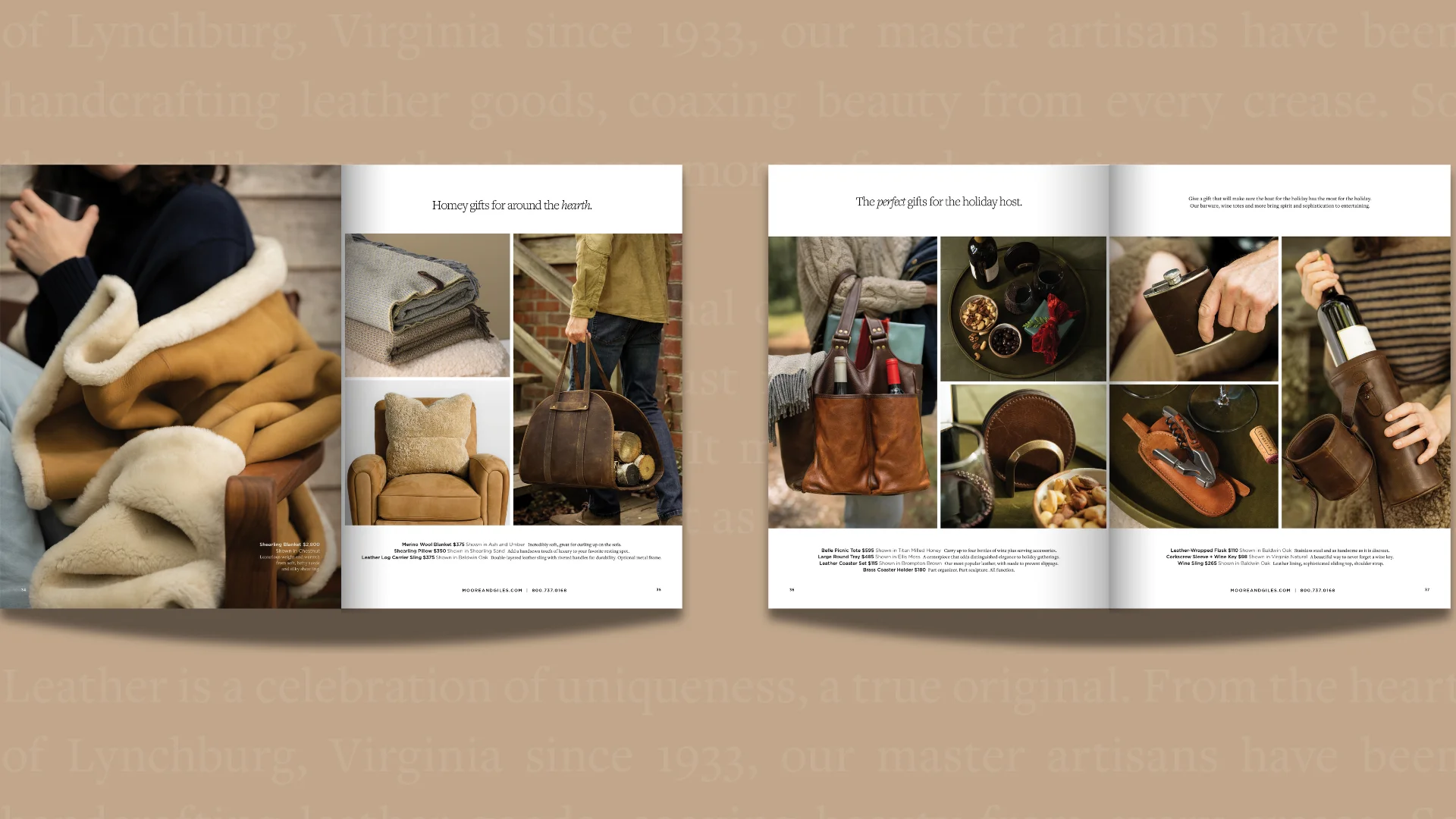 Catalog Design Leather Accessories