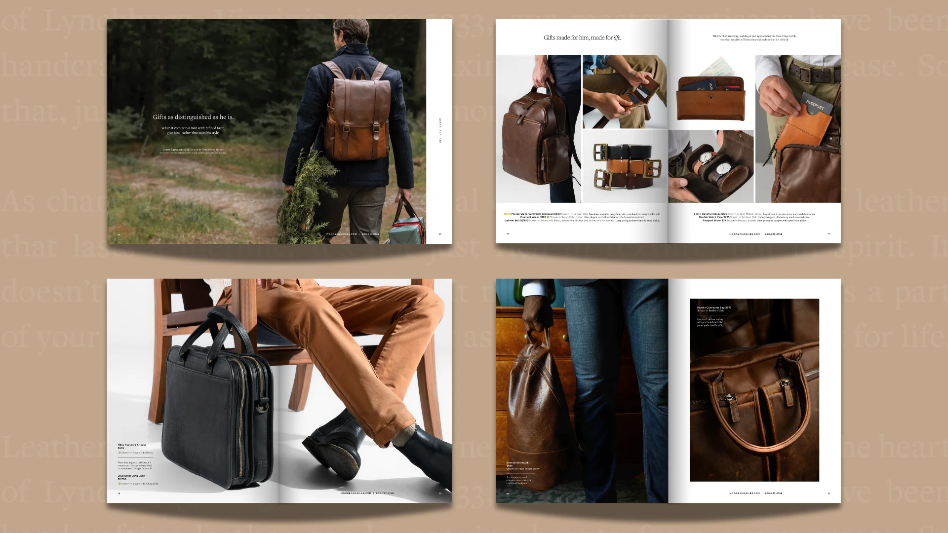 Catalog Design Leather Accessories
