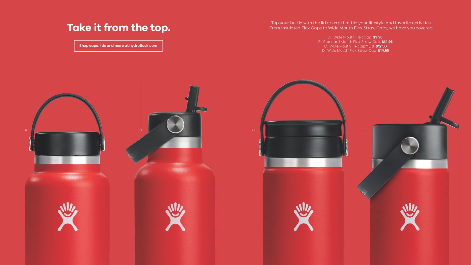 hydro flask catalog design bottles