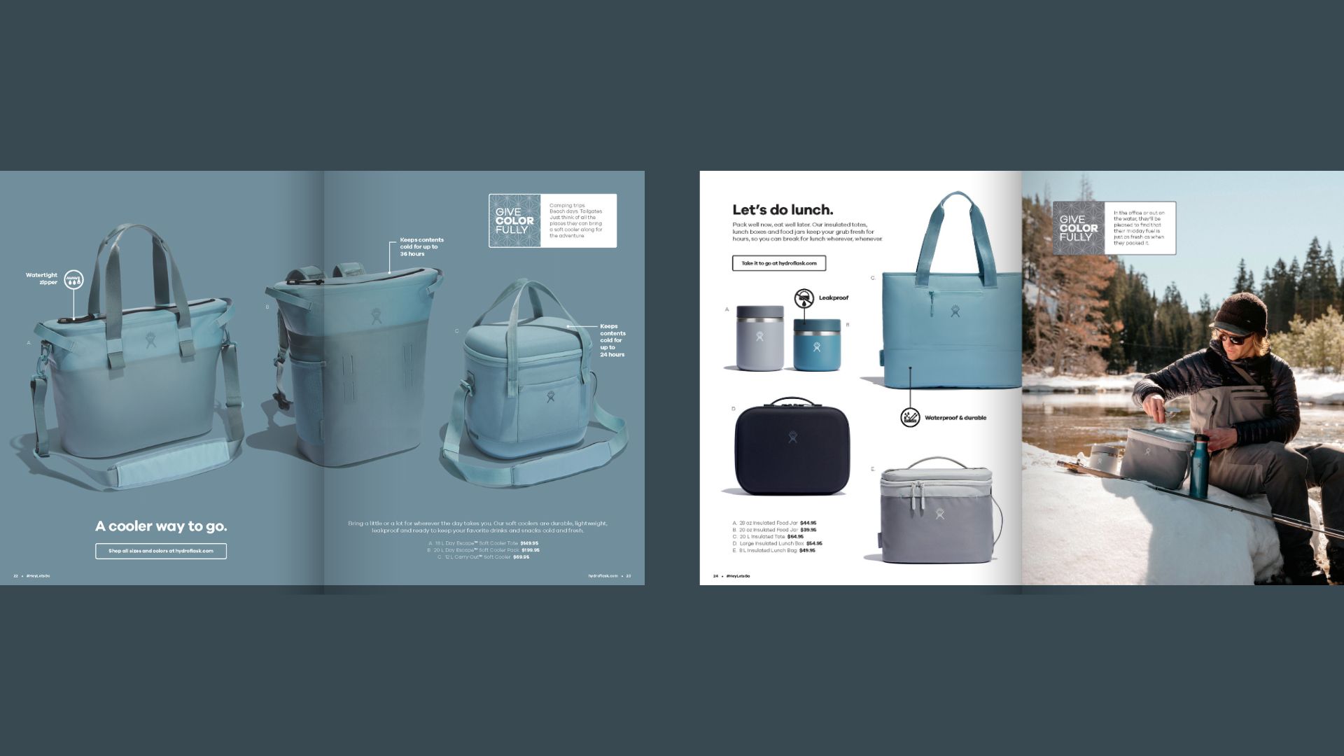 hydro flask catalog design