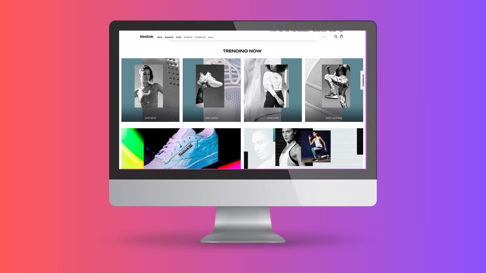 reebok catalog design brand digital