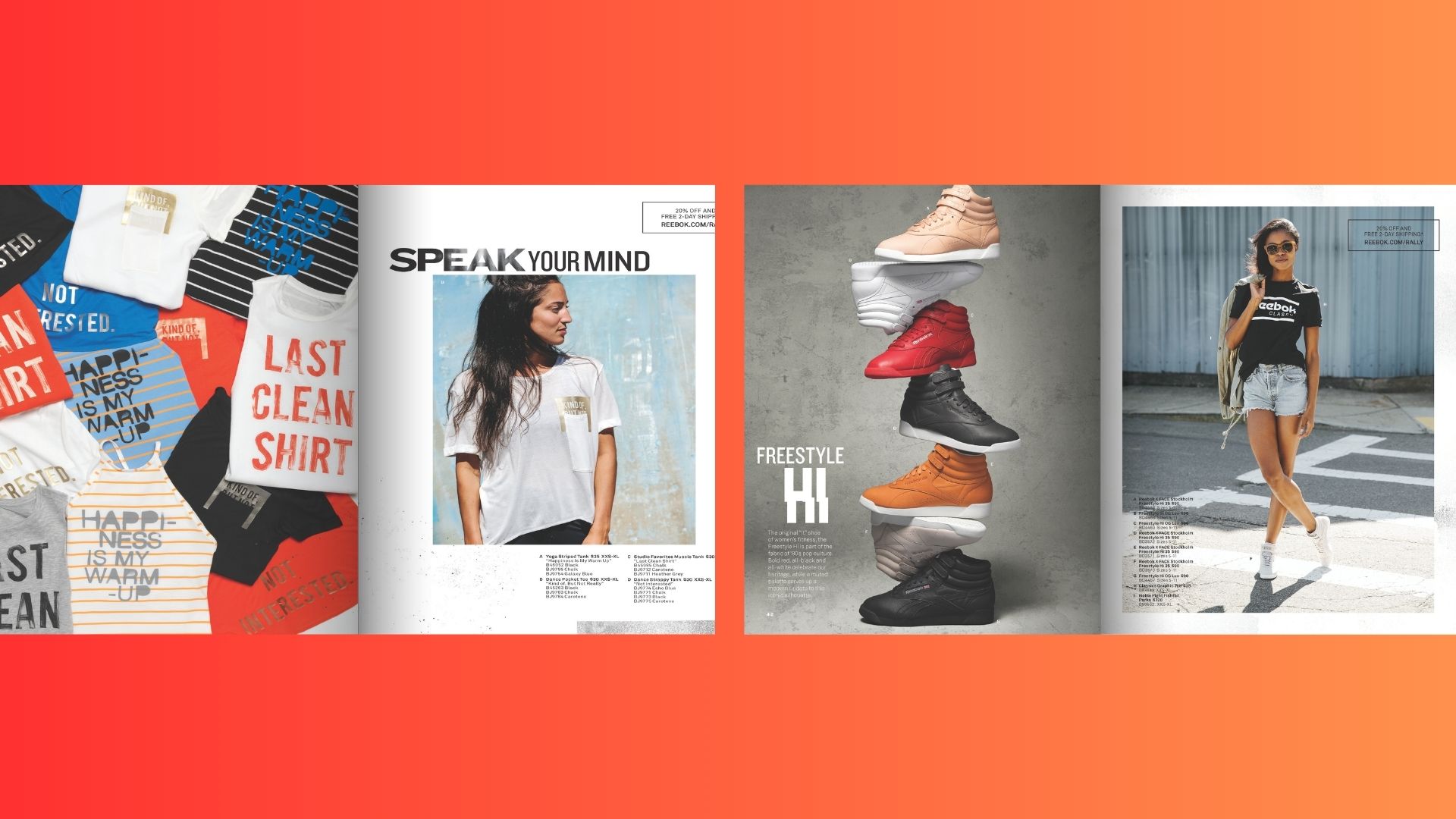 reebok catalog design