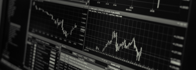graph of data on digital screen