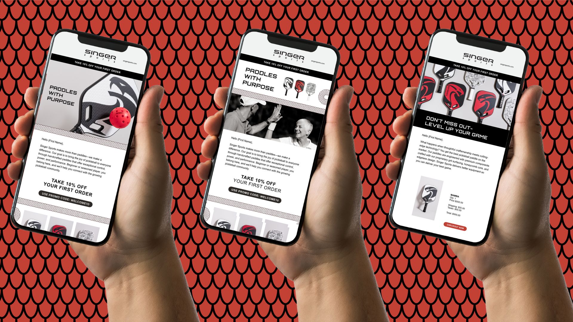 singer sports digital campaign