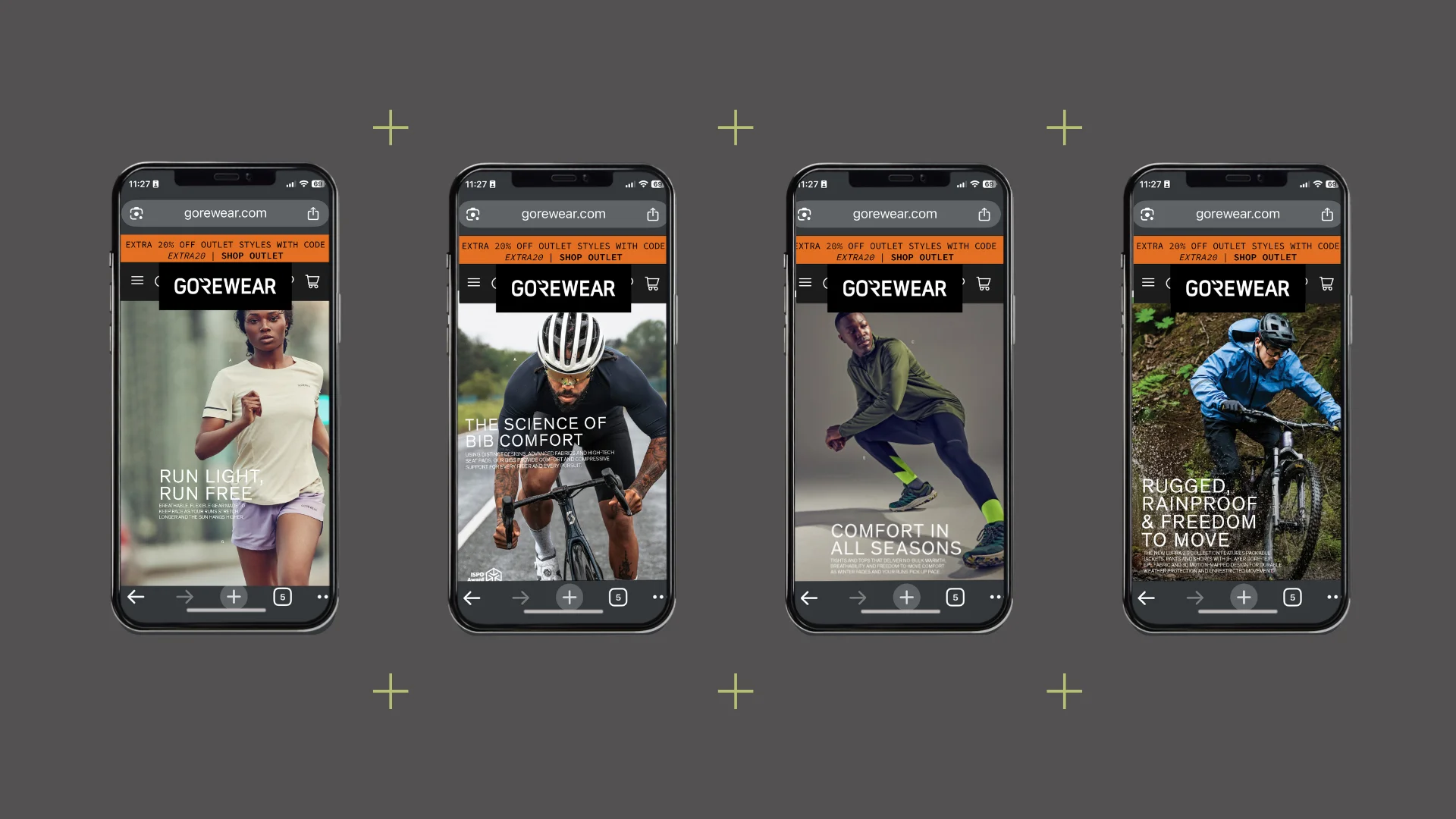 Activewear Mobile Experience Design