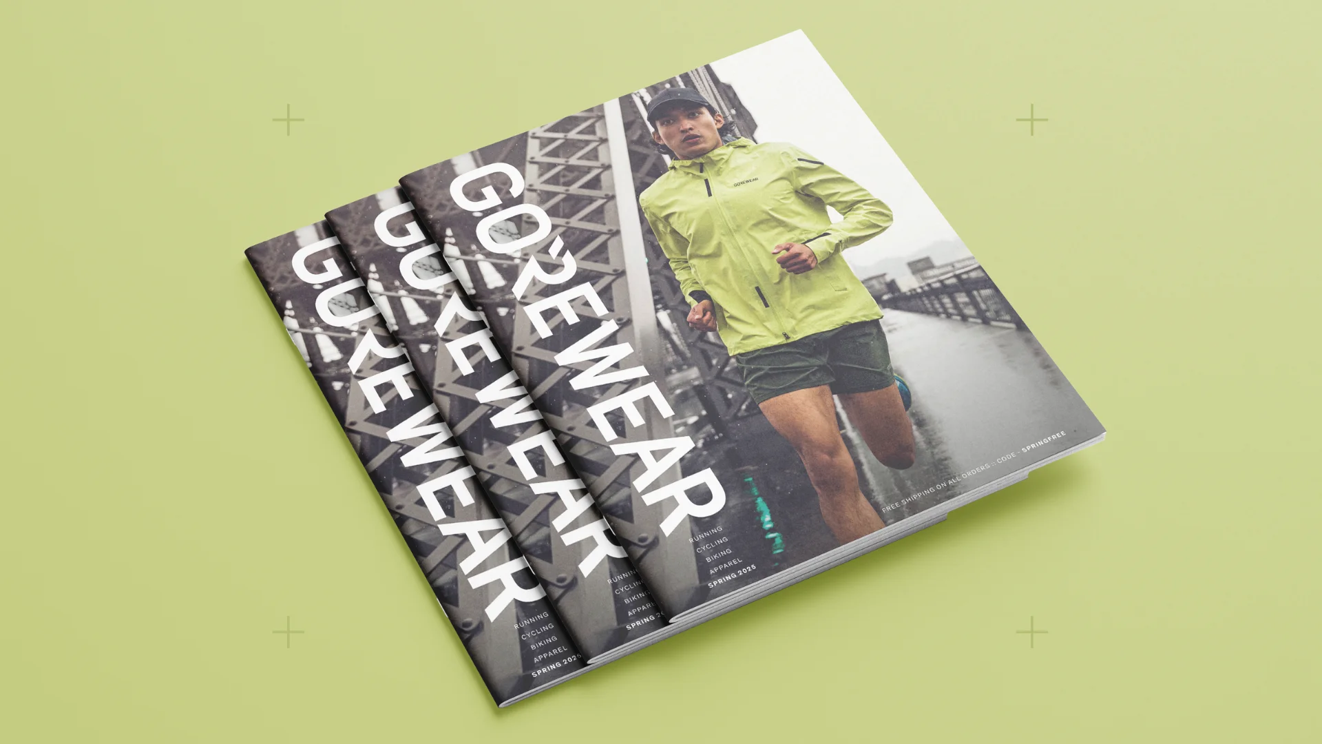 Activewear Catalog Cover Design