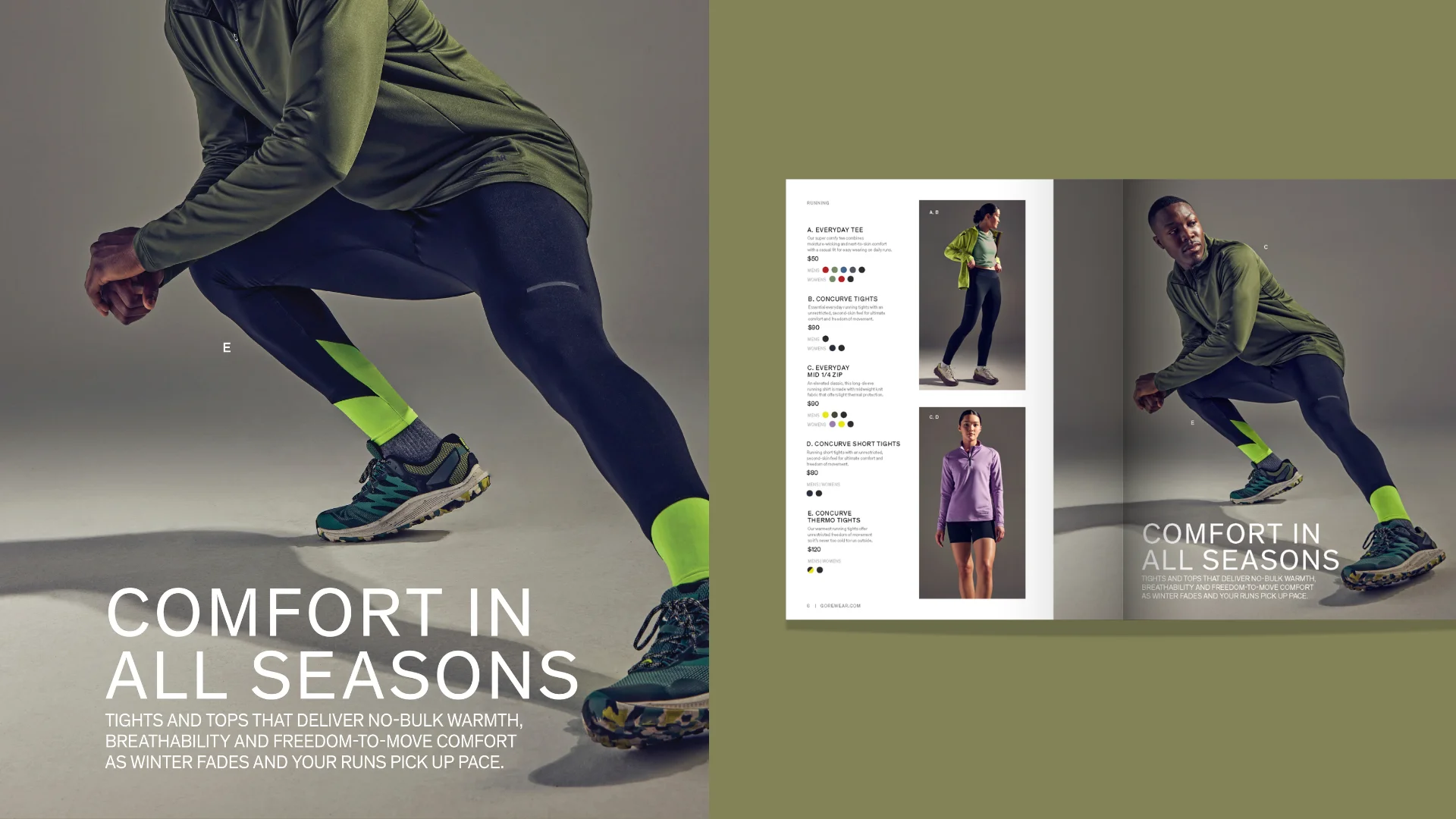 Activewear Catalog Design