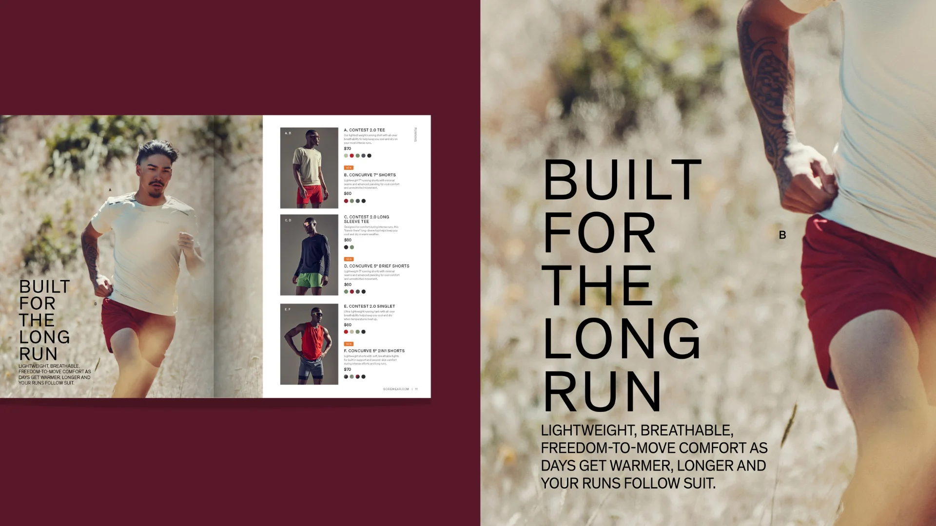 Activewear Catalog Design