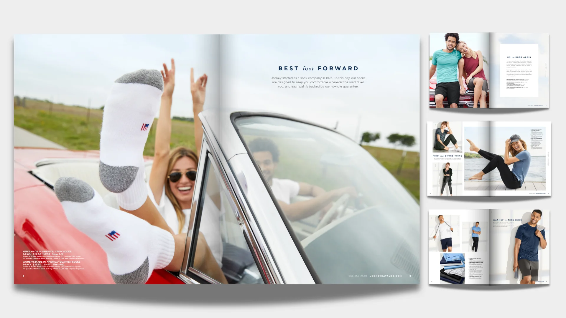 Best foot forward catalog spread