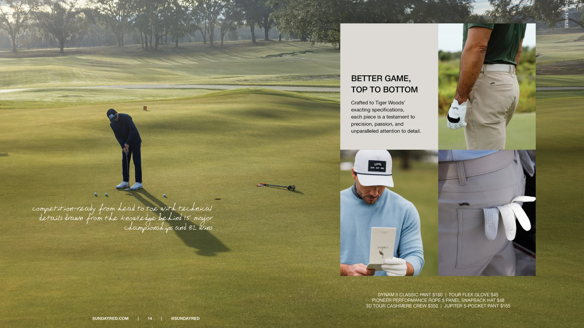 Catalog Design Golf Apparel
