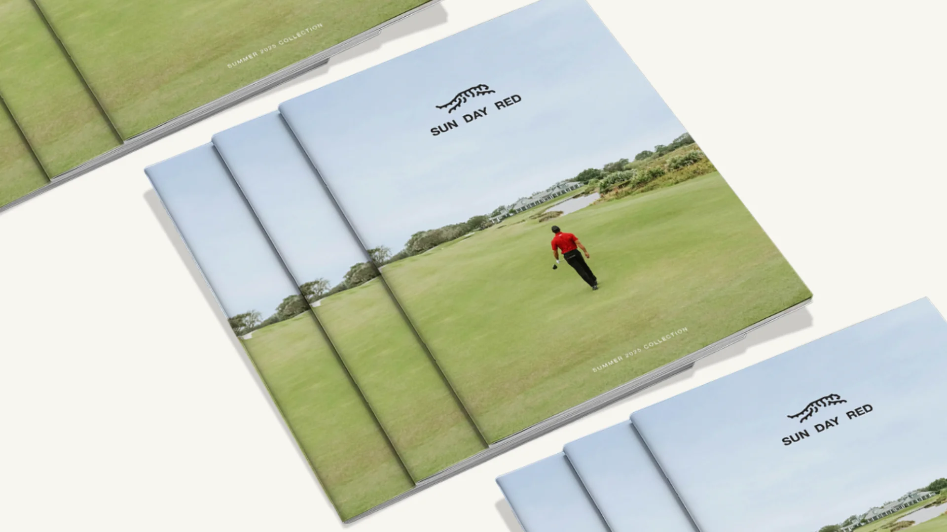 Catalog Cover Design Activewear Golf Apparel Sun Day