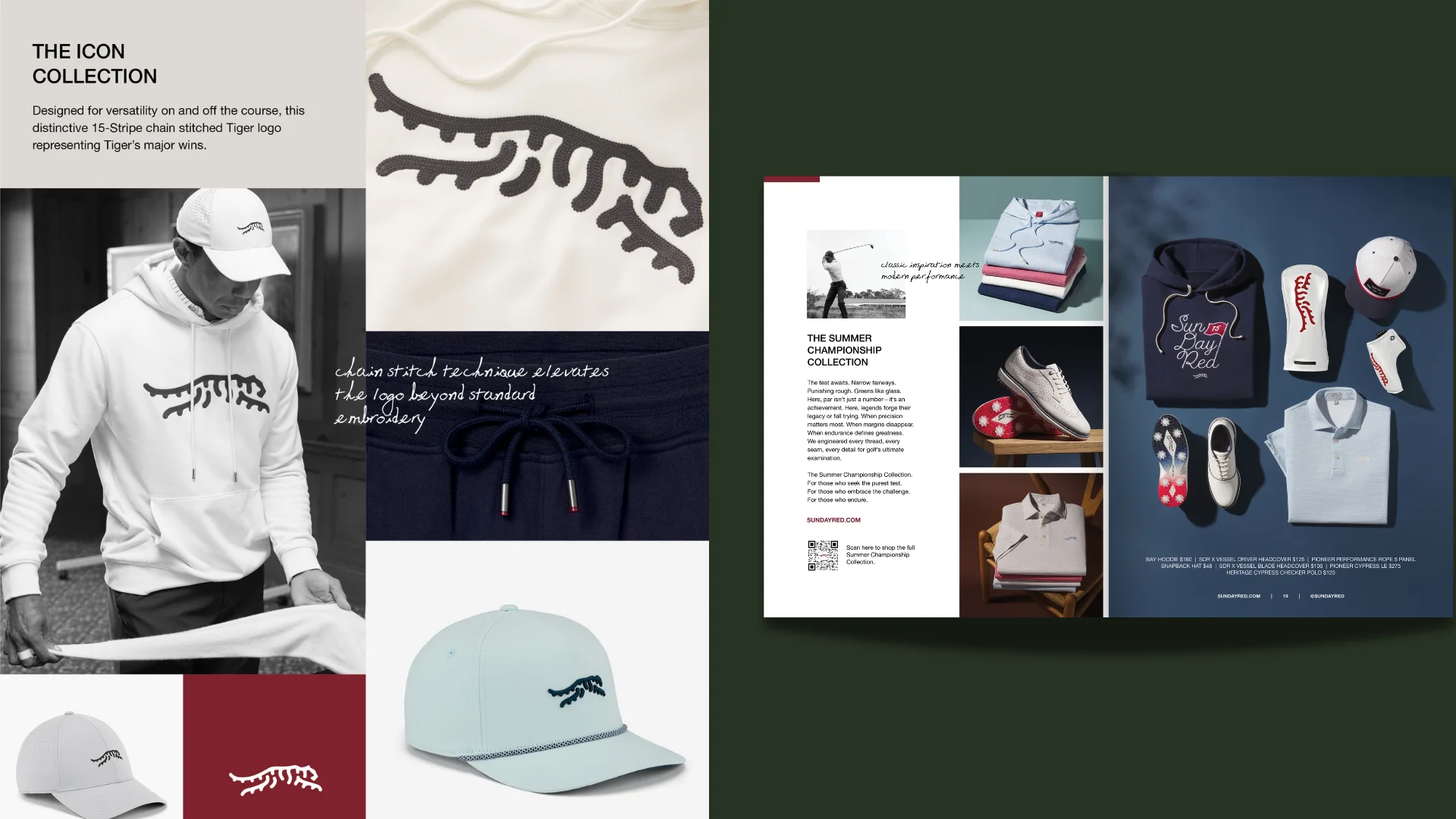 Catalog Design Golf Apparel