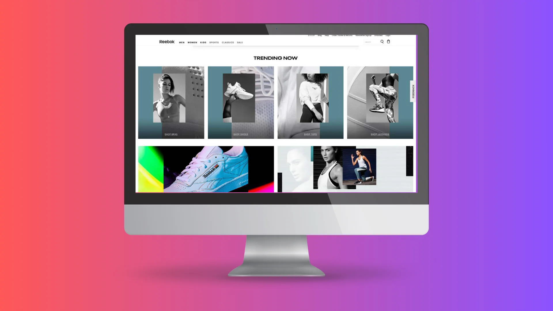 Landing Page Design Activewear